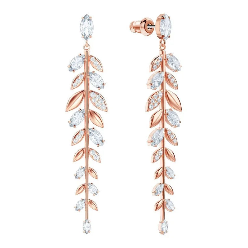 2025 New Premium S925 Sterling Silver Feather Stud Earrings