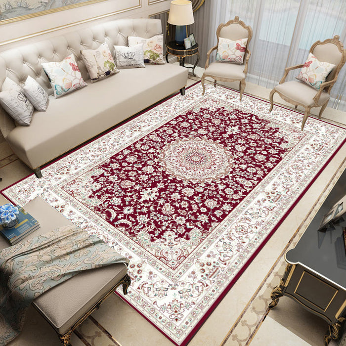 Persian Small Floral Living Room Carpet Turkish-style Carpet European-style Home Carpet Is