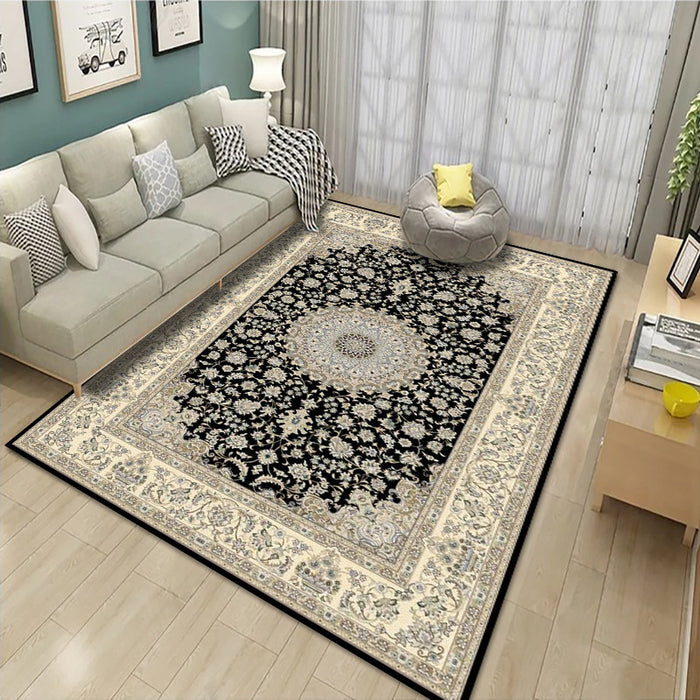 Bohemian Living Room Retro Carpet Elegant Coffee Table Cushion Sofa Blanket Home Entrance Doormat