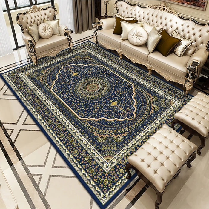 Ethnic Persian Retro Bedroom Study Classical Rug