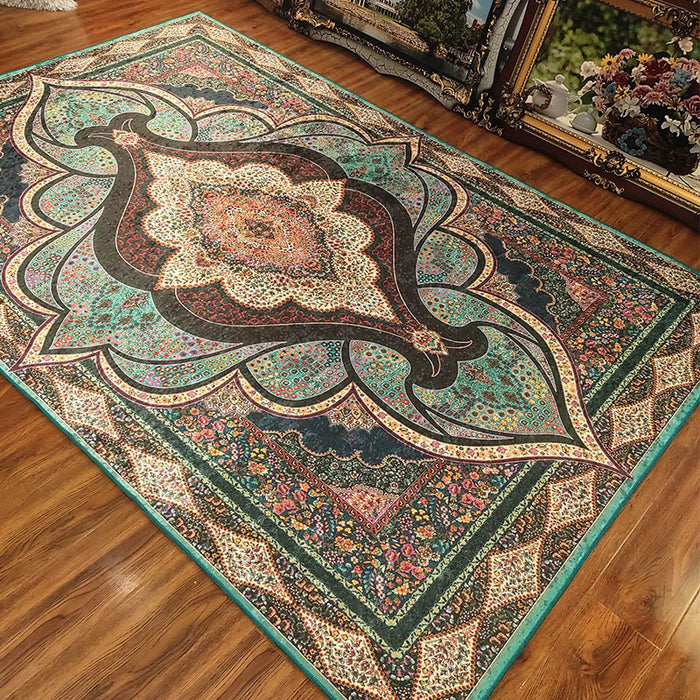 Living Room Coffee Table Vintage Persian Turkish Rug