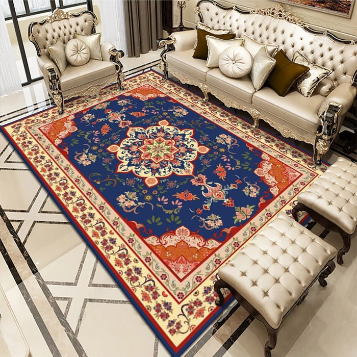 Ethnic Persian Retro Bedroom Study Classical Rug