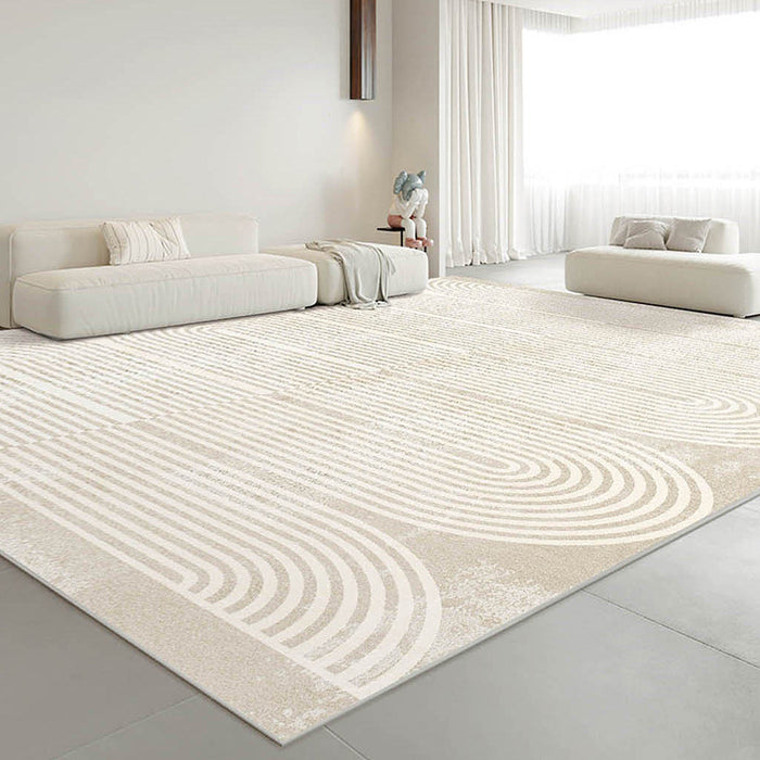 Minimalist Line Thickened Art Carpet Nordic Fluffy Soft Non-slip RUG